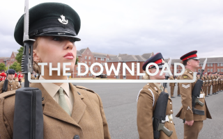 Britain's youngest professional soldiers pass out at Harrogate (Picture: BFBS)
