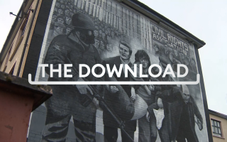 Download image of NI Troubles mural