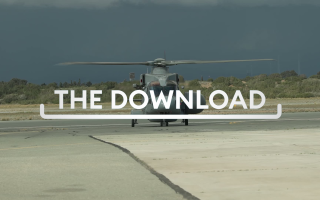 Merlin chopper DL graphic