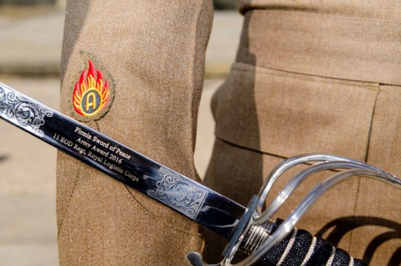 British Army Officer's Sword Picture: MoD/Crown Copyright 