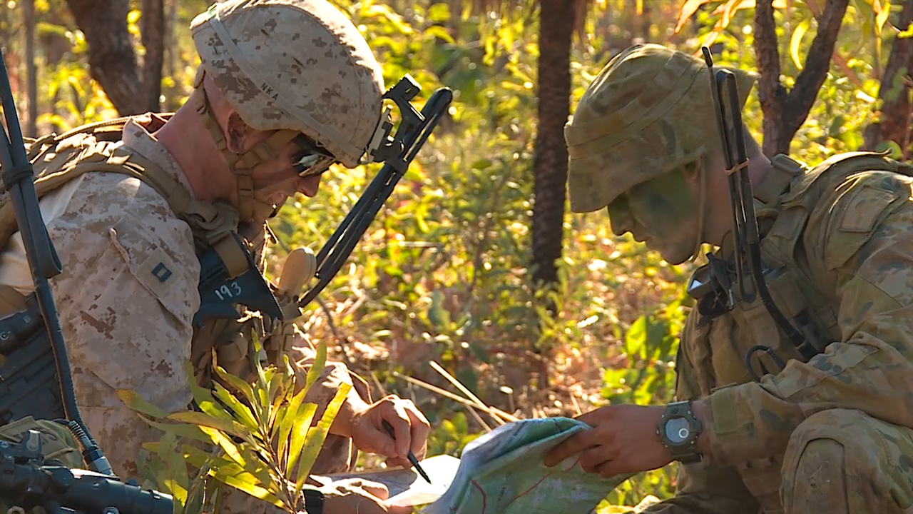 Australian troops on Exercise Talisman Saber