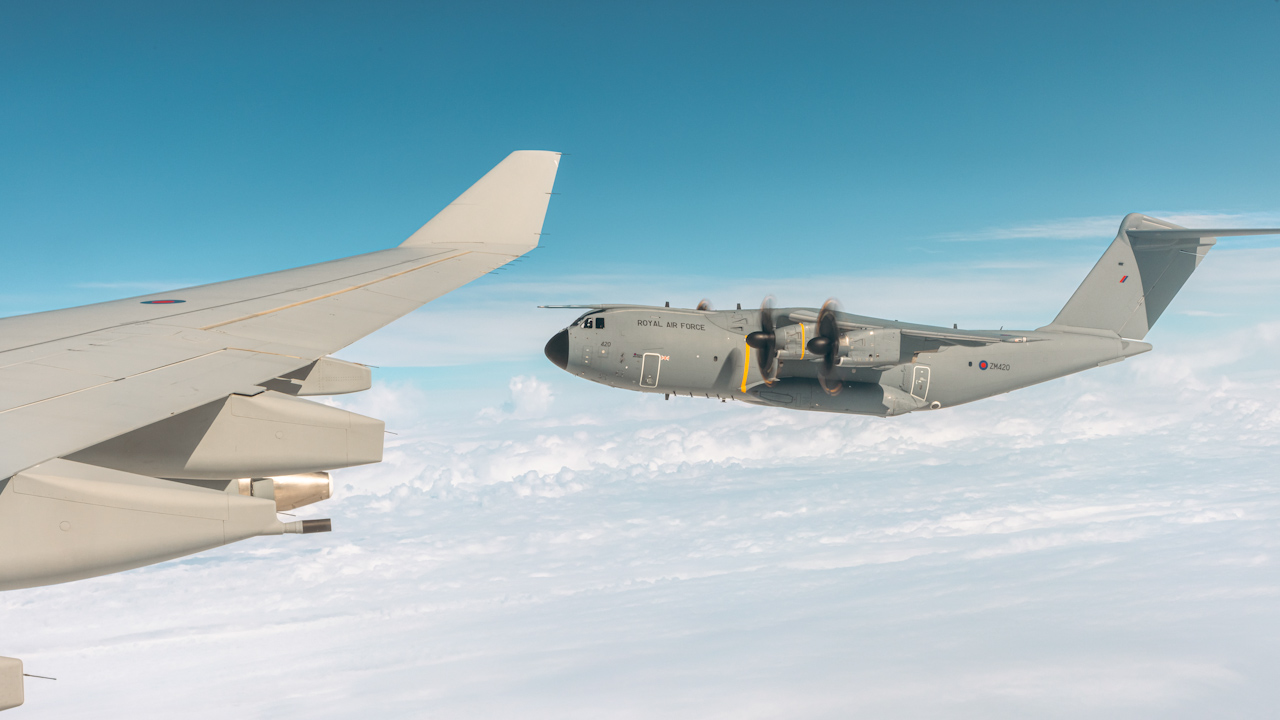 The Atlas aircraft flew from RAF Brize Norton to Guam on 3 July (Picture: Royal Air Force).