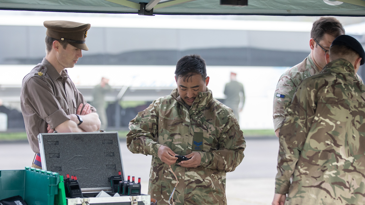 The coronation will involve thousands of military personnel being coordinated with the help of 10 Signal Regiment (Picture: Corporal Mani Gurung).