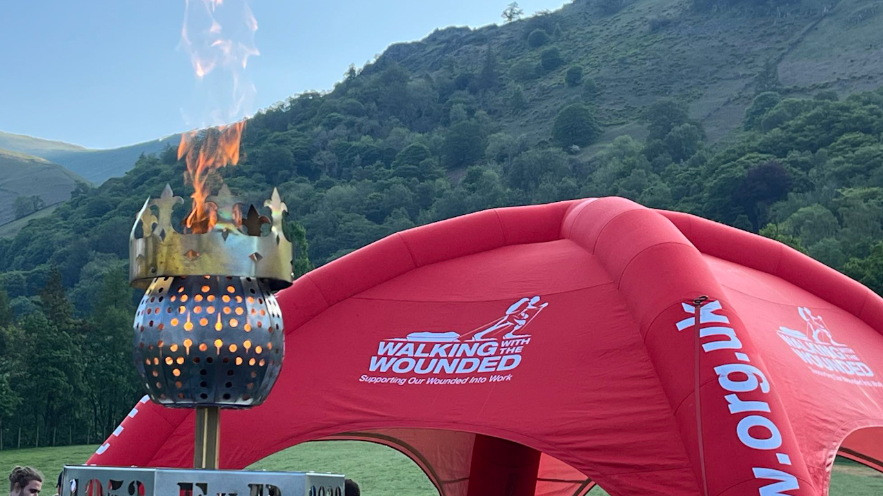 A significant amount of the Cumbrian Challenge participants were either former military personnel or are currently serving in the Armed Forces