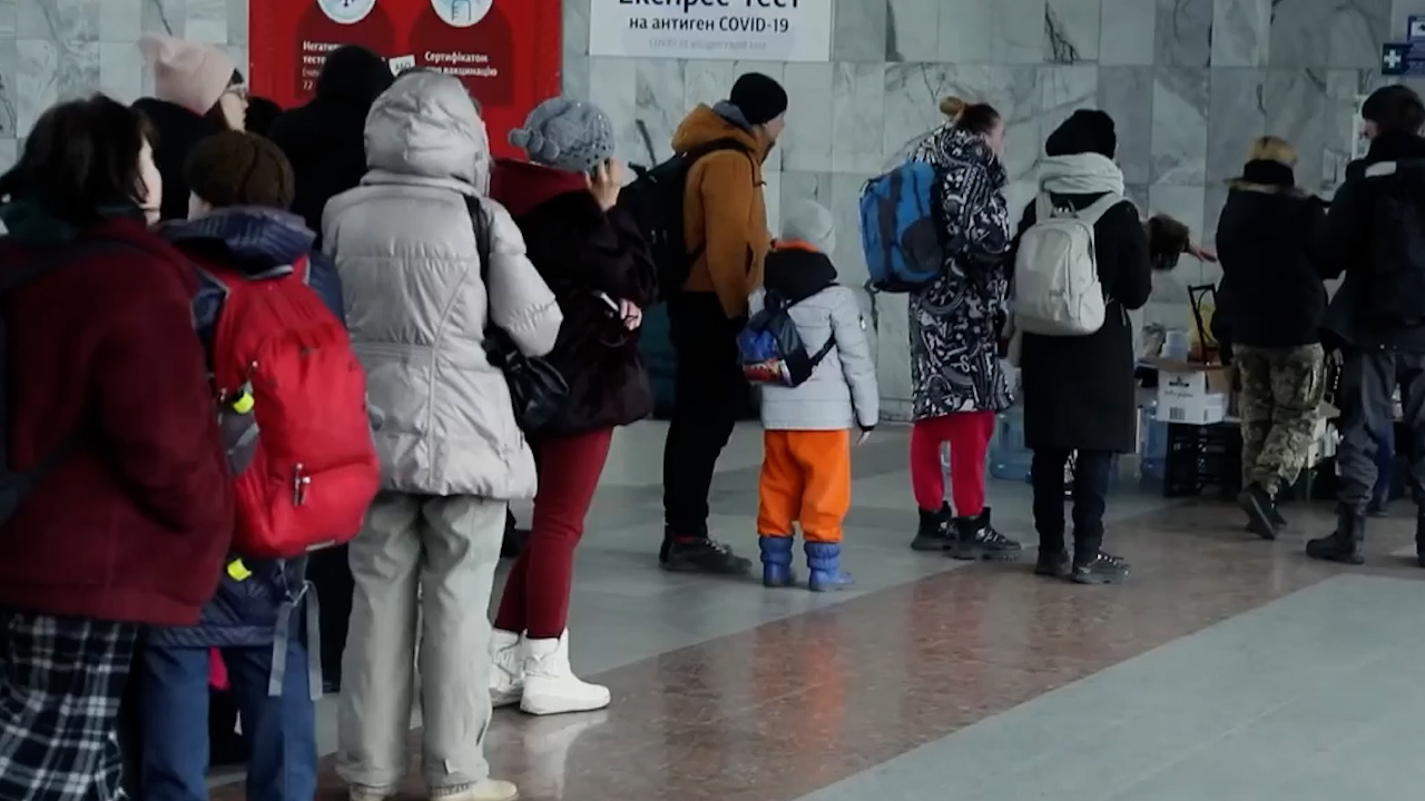 Thousands of civilians have been evacuated via the railway network since the start of the conflict.