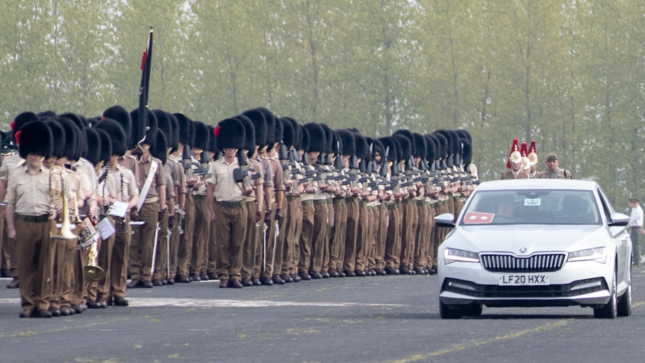 The rehearsal parade for Operation Golden Orb will ensure the coronation on 6 May will be performed to the highest standard (Picture: Corporal Mani Gurung).