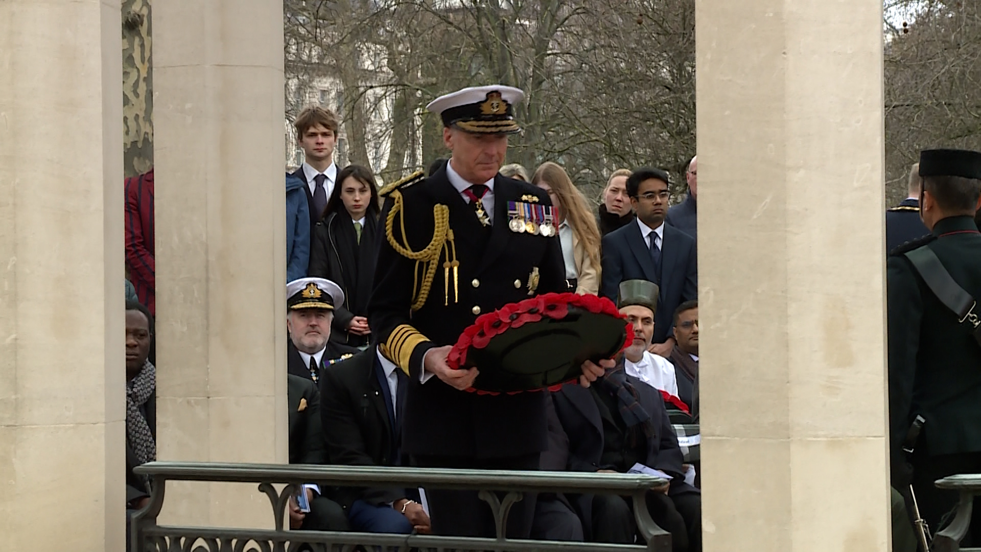 The wreath-laying ceremony was held in London to mark Commonwealth Day 2023