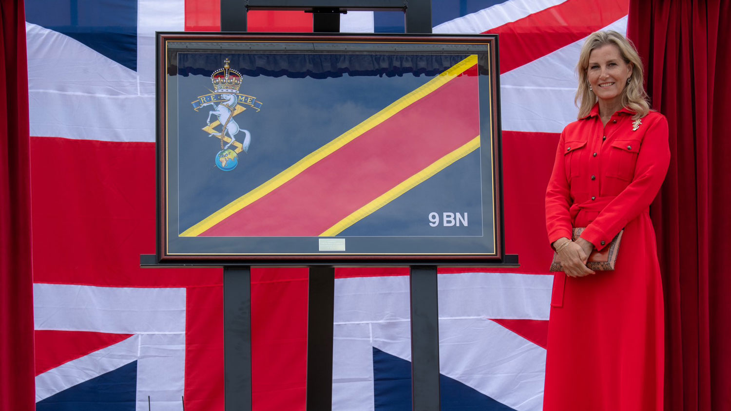 The Duchess of Edinburgh, Colonel-in-Chief of the Corps of Royal Electrical and Mechanical Engineers, visits the REME in Aldershot 3 CREDIT Royal Family