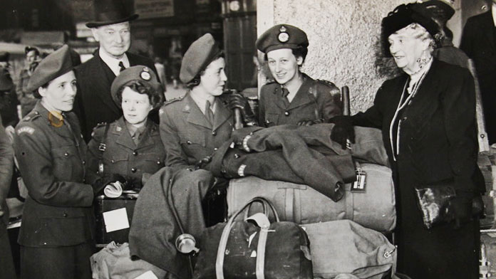 The first SSAFA Nursing Sisters go to BAOR 21 August 1946 CREDIT SSAFA, the Armed Forces charity