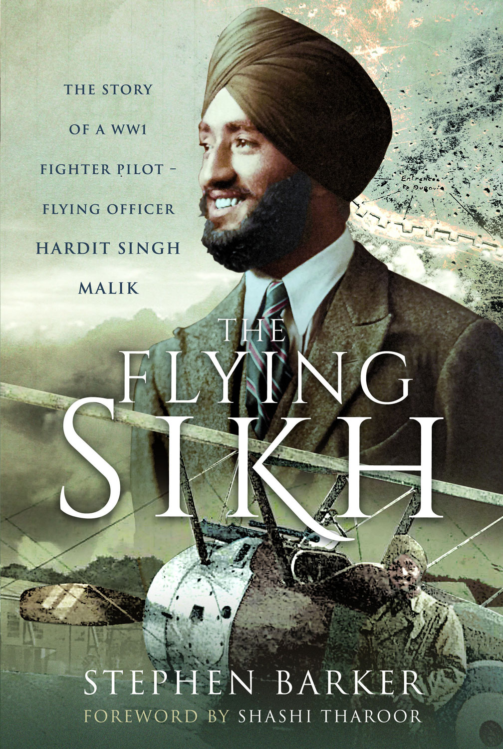 The book cover of The Flying Sikh by Stephen Barker CREDIT Pen and Sword Books