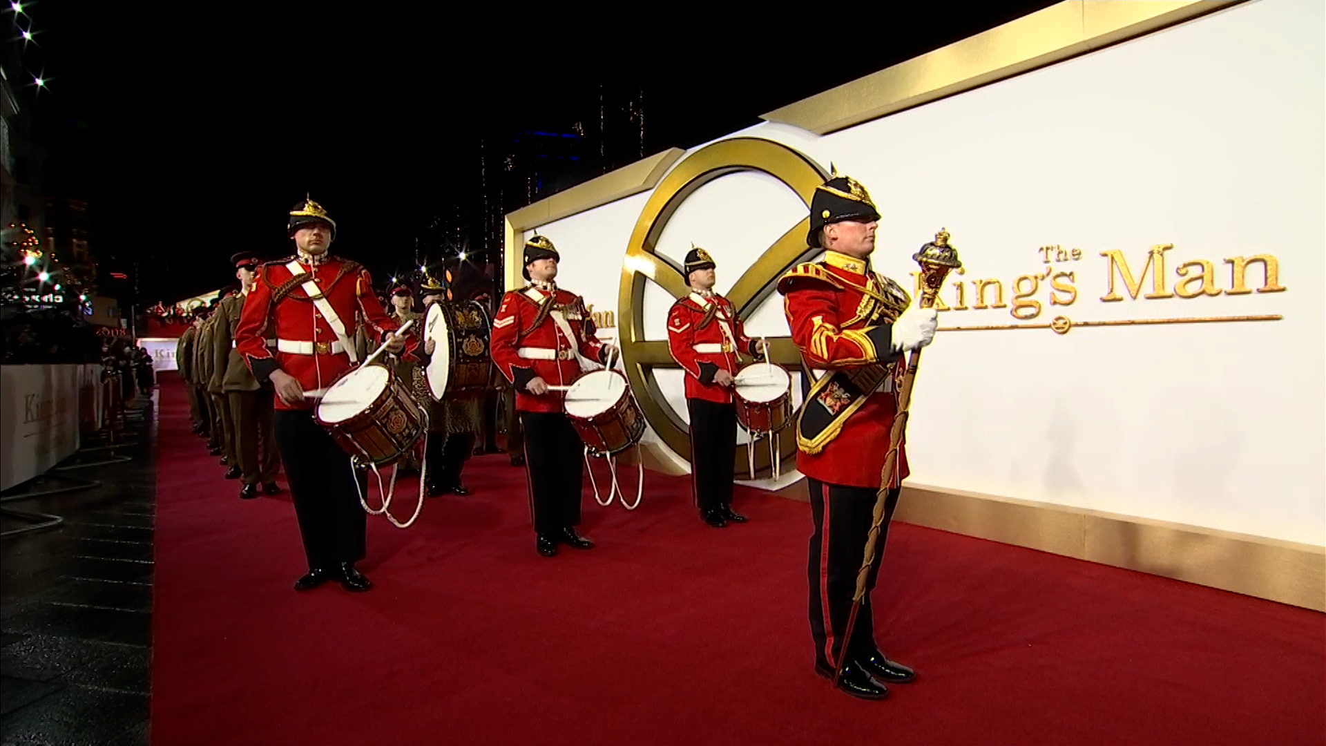 Corps of Drums at King's Man premier