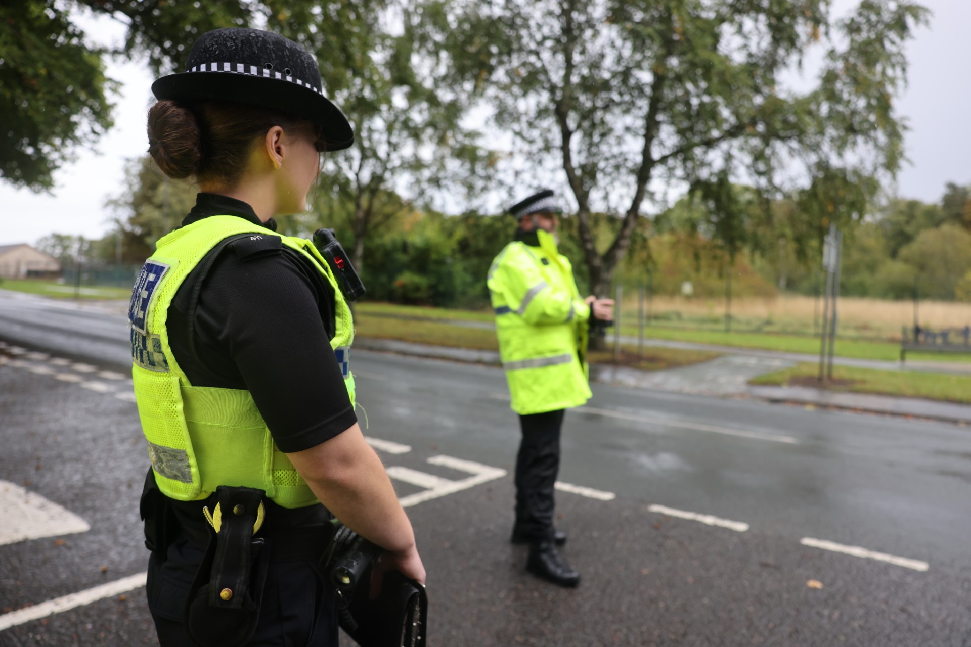 One driver was clocked driving at almost 50mph in a 30mph and was issued with a ticket