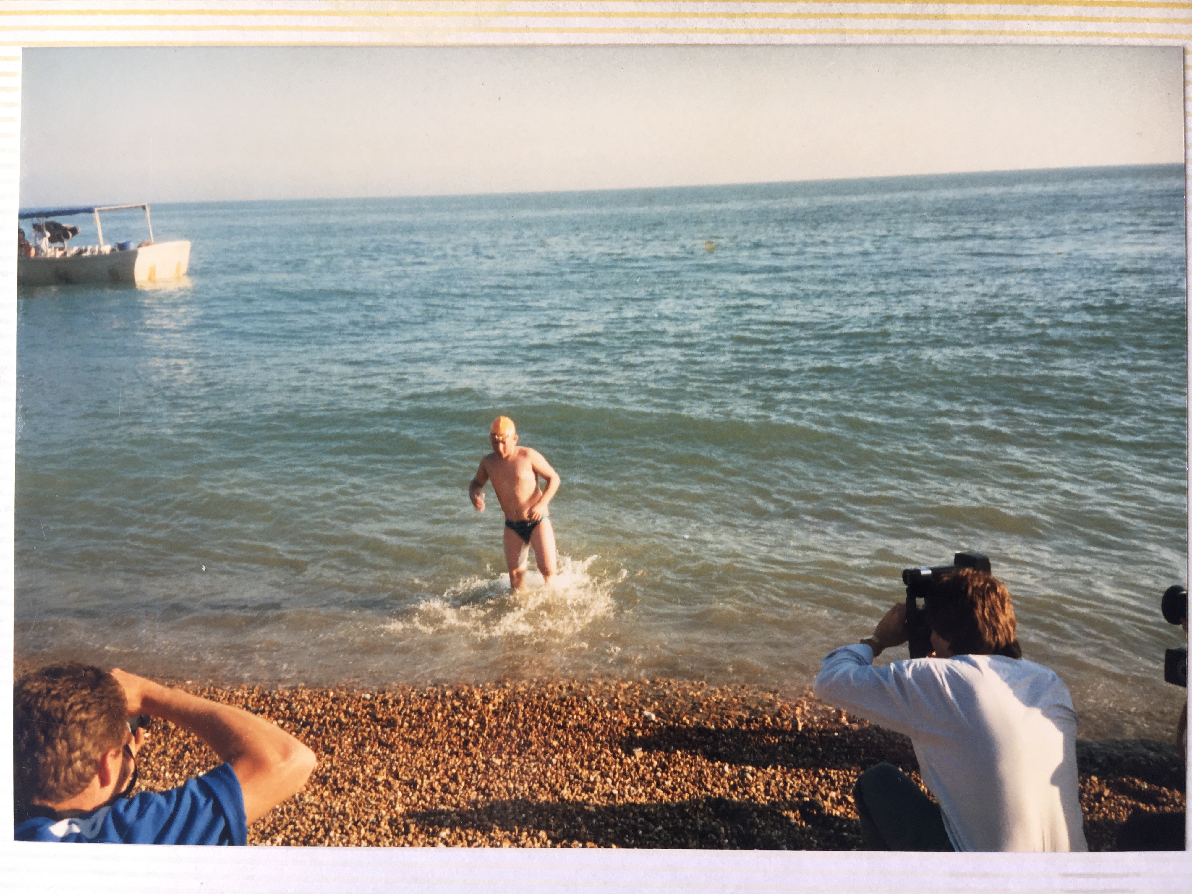 Tom Gregory Channel Swim Royal Anglian Regiment Officer Dover colour