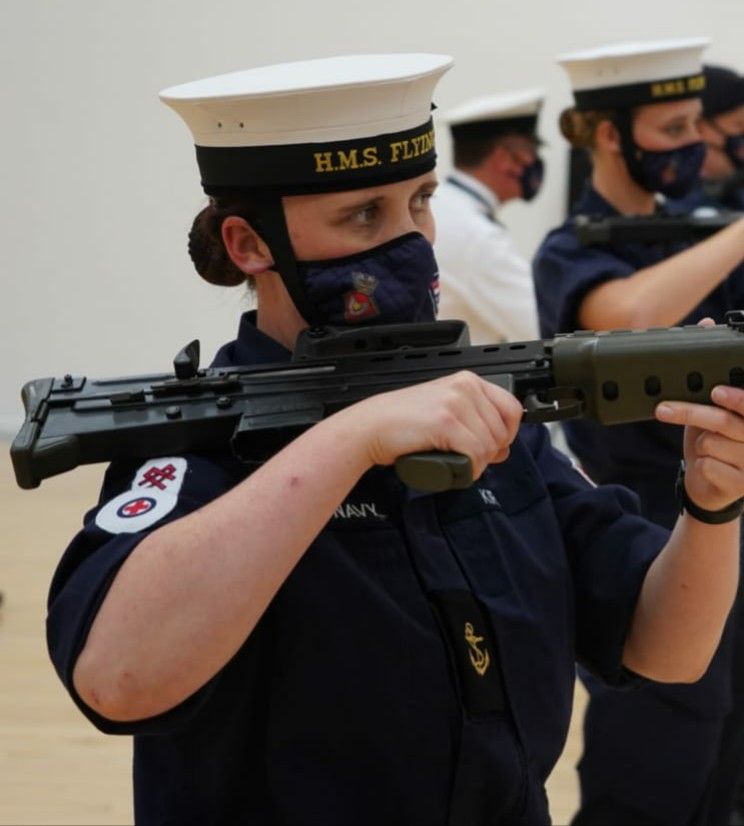 HMS Flying Fox training. Credit HMS Flying Fox