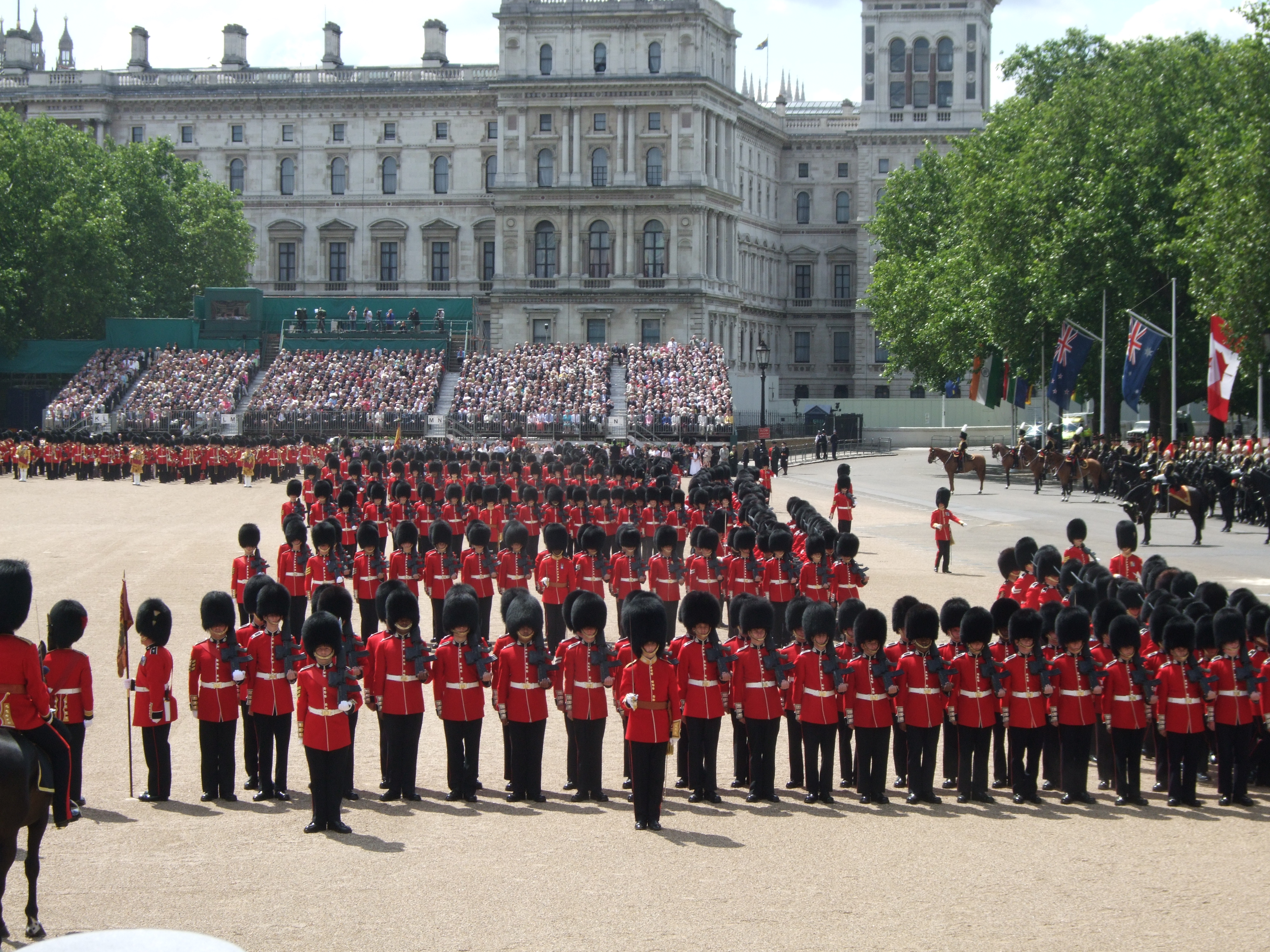 trooping the colour