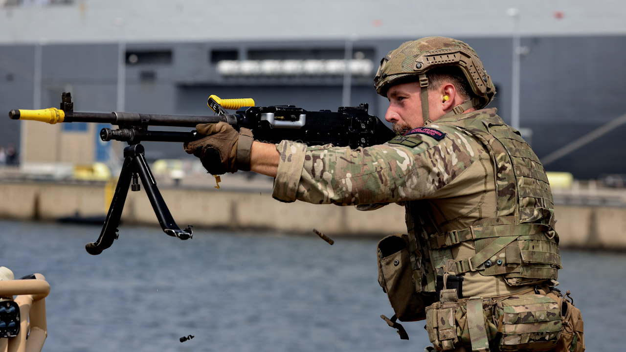 UK Royal Marines training in the Netherlands with Dutch Marines (Picture: Royal Navy).