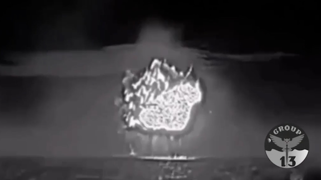 Image captured from a Ukrainian drone boat during operations against Russian forces in the Black Sea