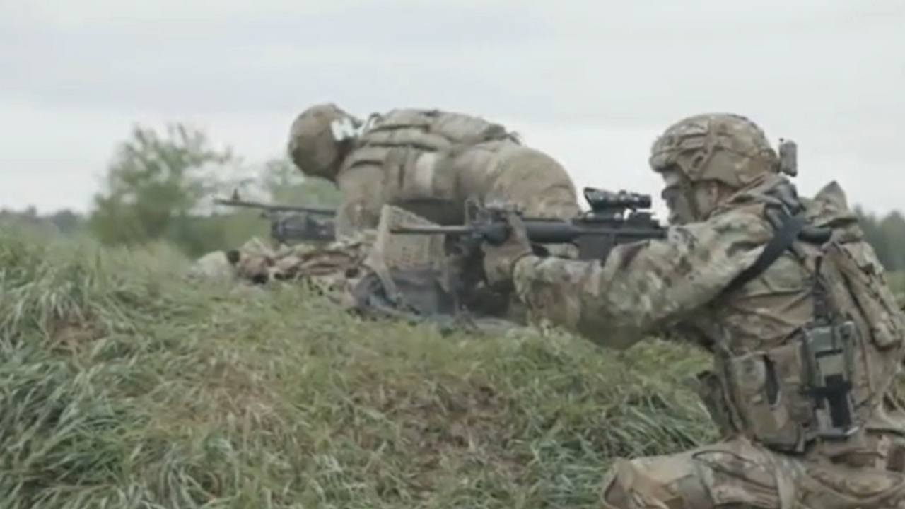 US Army’s 2nd Cavalry Regiment reinforced the multinational battlegroup in Poland (Picture: Nato).