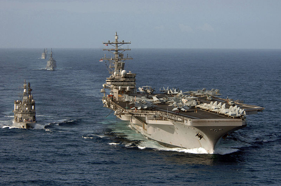 Three US Naval Carriers Lead Military Drills Aimed At North Korea