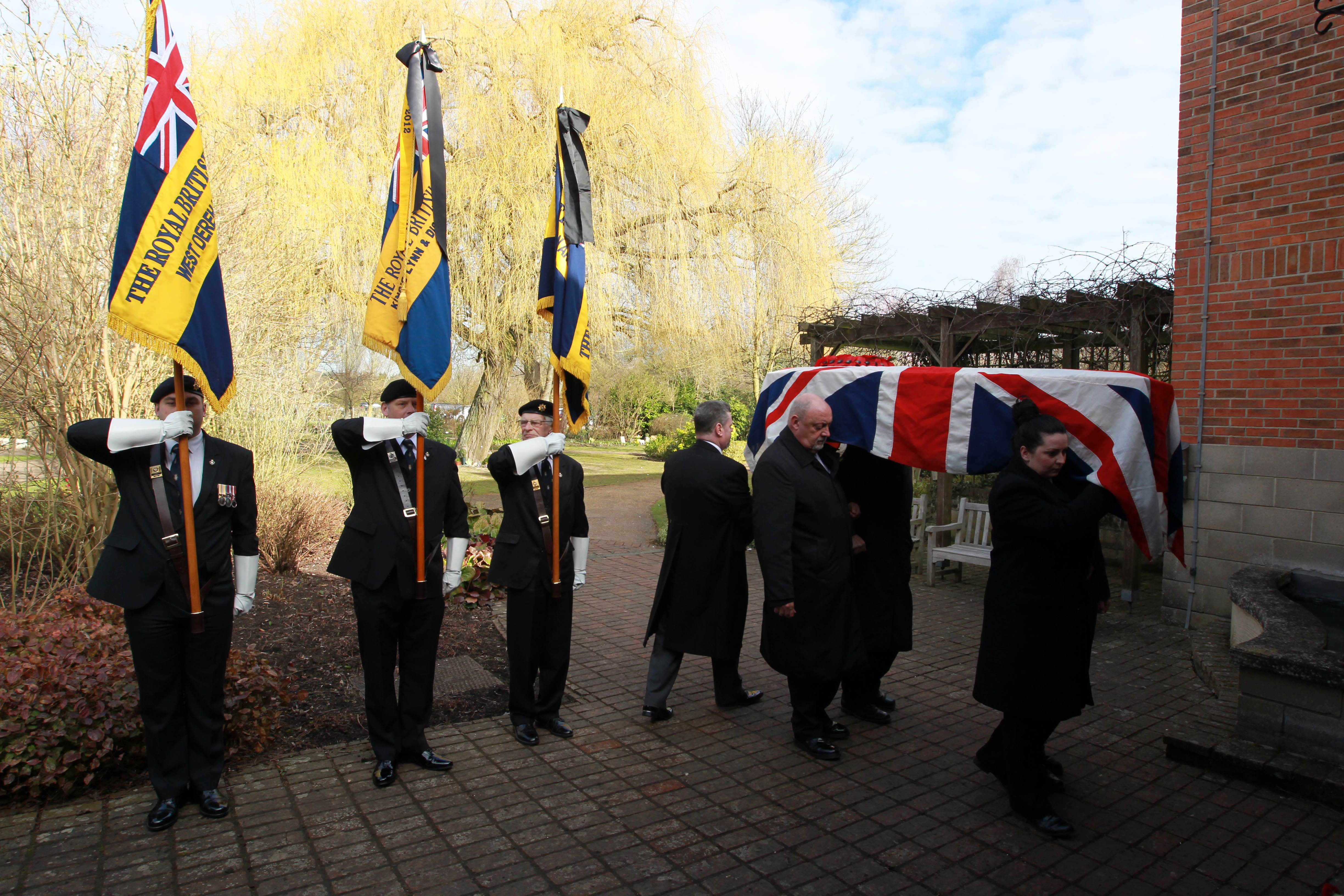 RAF veteran funeral