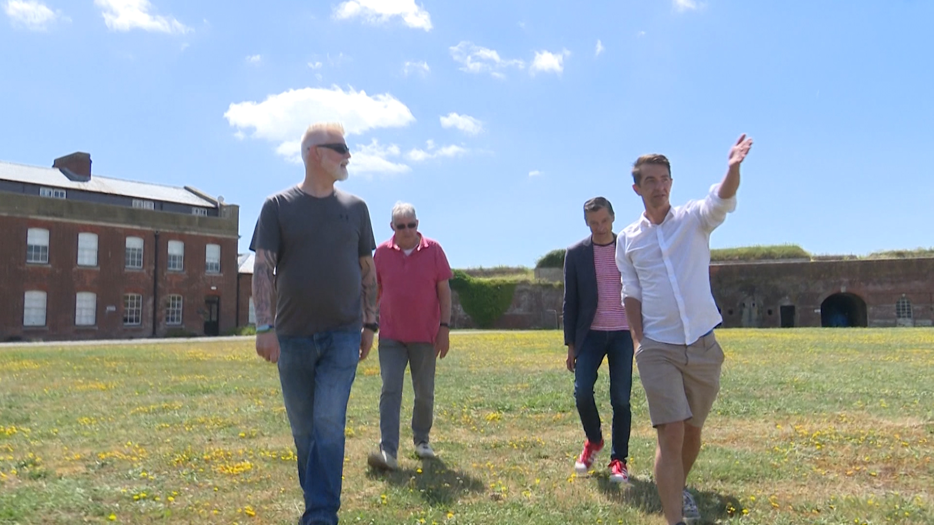 veterans and creatives at Fort Cumberland 040719 CREDIT BFBS.jpg