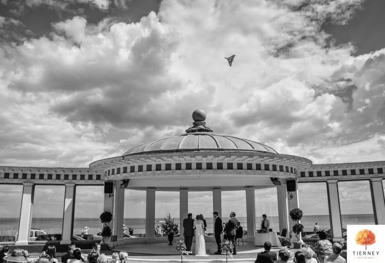 Jonny and Emily Smith Wedding Scarborough Vulcan Black And White Credit Photographer Mark Tierney