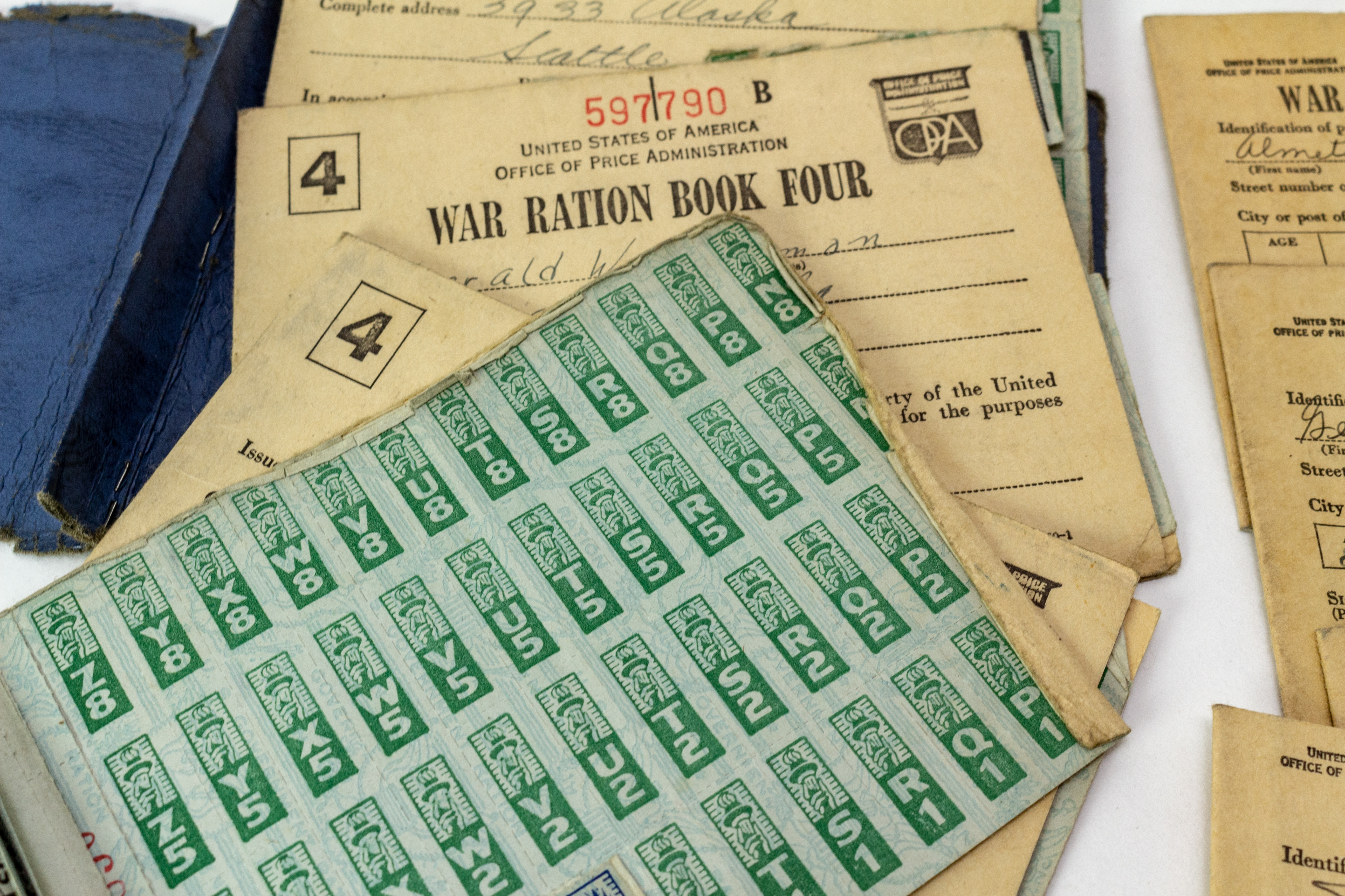 America WW2 Ration Book Credit: Shutterstock