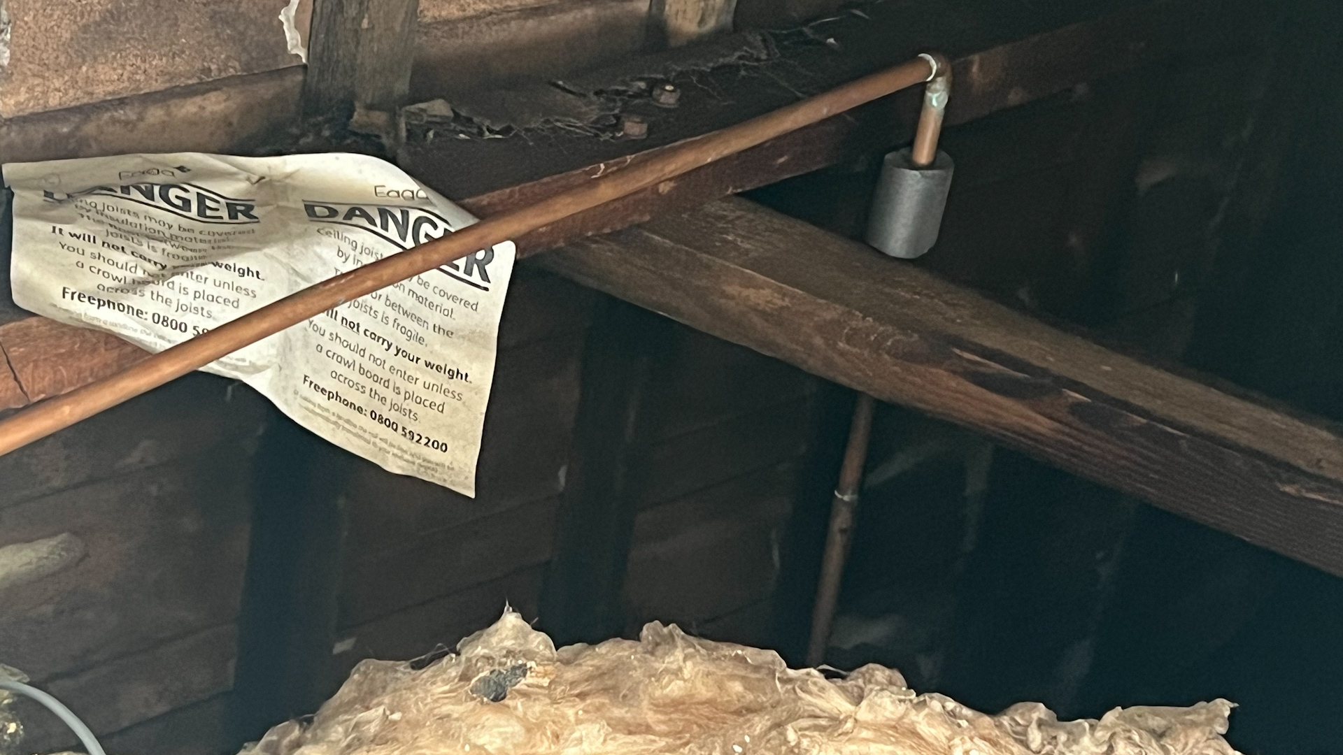 water pipes at military home ceiling collapse 07022024 CREDIT Kate Parker.jpg