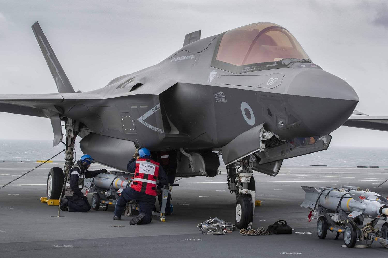 F-35 jet (Picture: Royal Navy).