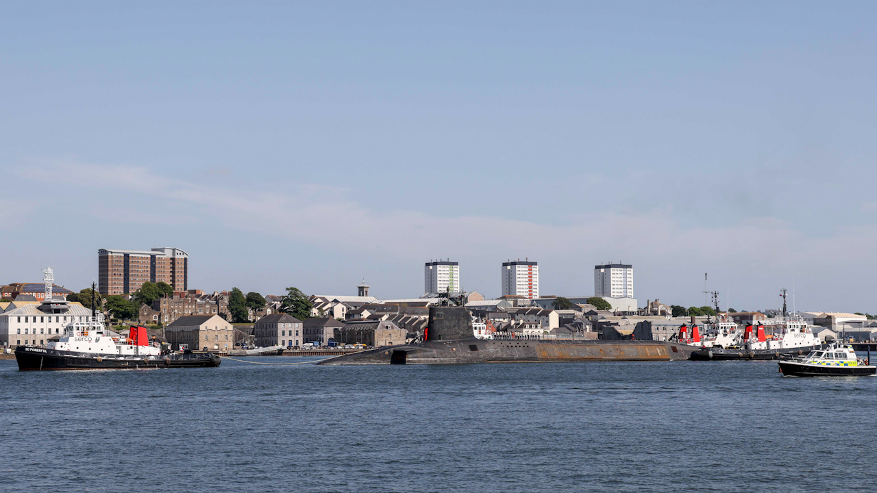 HMS Victorious is a Vanguard-class submarine for the Royal Navy (Picture: Royal Navy).