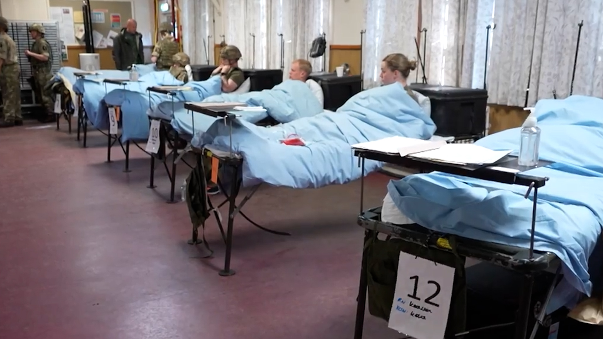 york field hospital inside cookhose CREDIT BFBS.