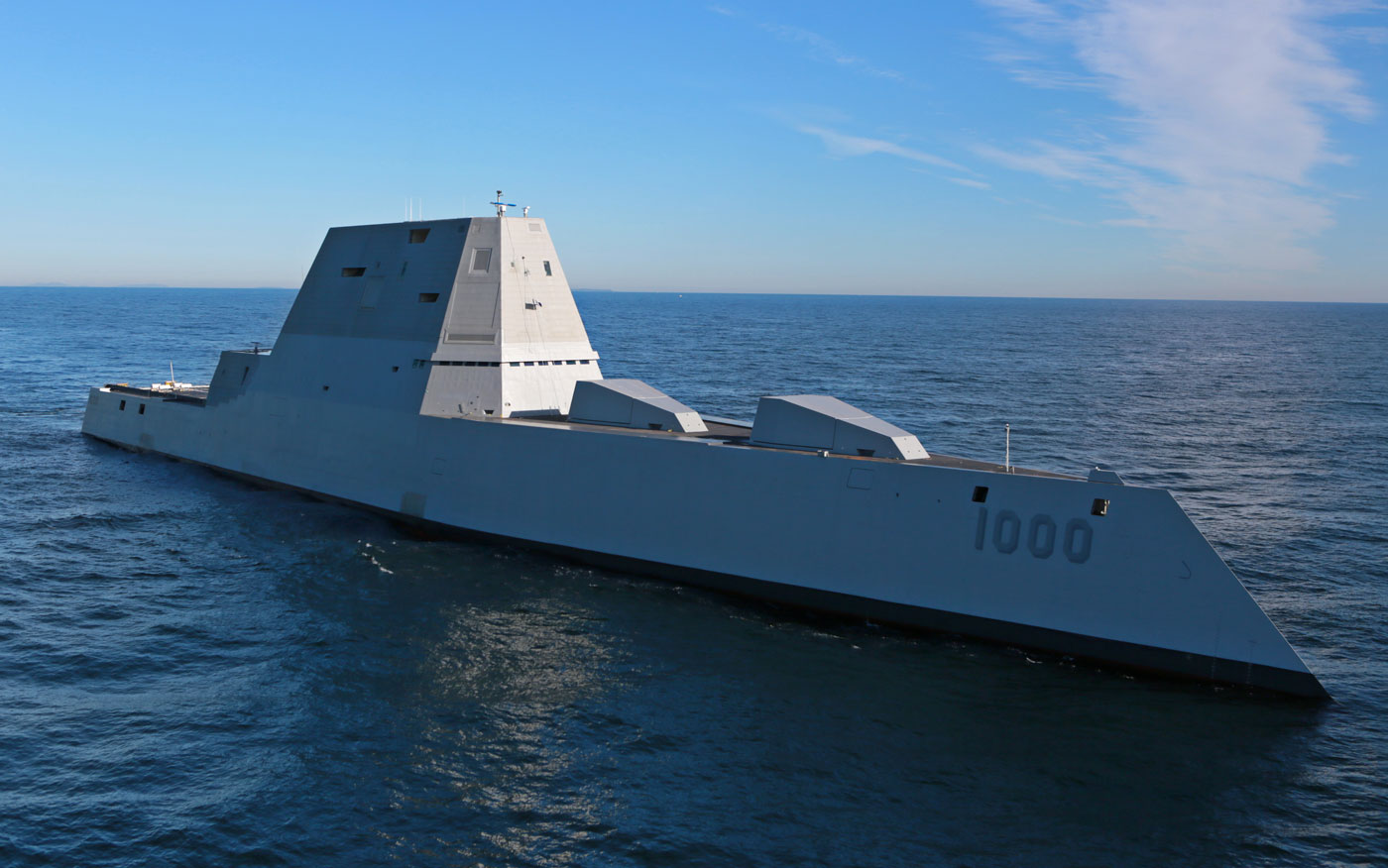 Largest Destroyer Ever Built For US Navy Sent For First Sea Trials Largest Destroyer Ever Built For US Navy Sent For First Sea Trials